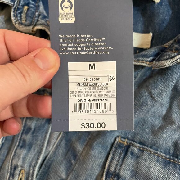 Target Universal Thread Denim Shirt - Picture 2 of 4